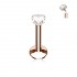 Miniatura - Labret Zircônia Coração Titânio