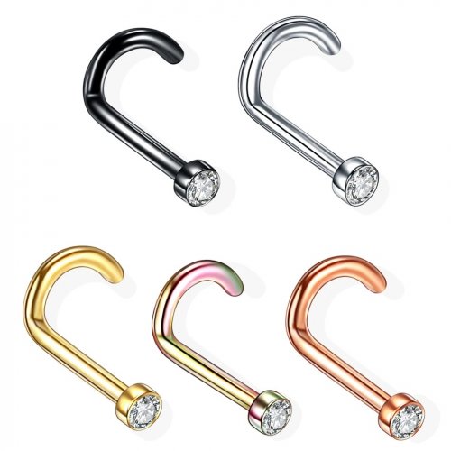 Nostril Nariz Titânio Zirconia