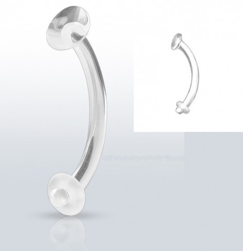 Piercing Retentor Bioflex Curvo