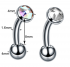 Miniatura - Piercing Micro Umbigo Titânio Zirconia