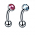 Miniatura - Piercing Micro Umbigo Titânio Zirconia