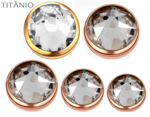 Topo Microdermal Titânio Anodizado