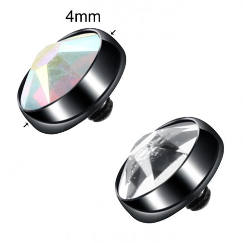 Topo Microdermal Titânio Black