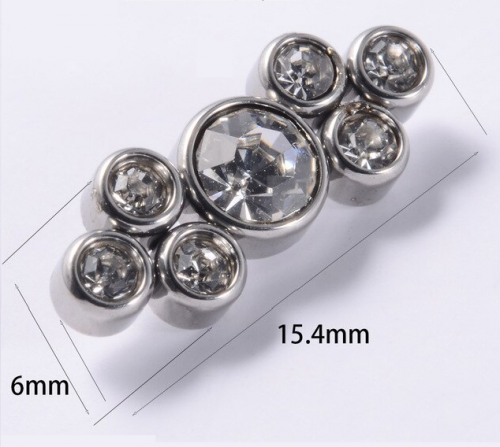 Topo Microdermal Titânio Zirconia Cluster