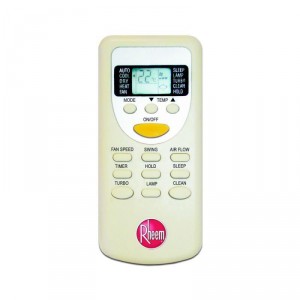 CONTROLE REMOTO GENÉRICO RHEEM TODOS OS SPLIT HI WALL PR336861288HW