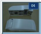 Dobradiça c mola 4 5 mm THC com mola (09.0017)+ capa plástica (09.8286)- Freezer Fricon