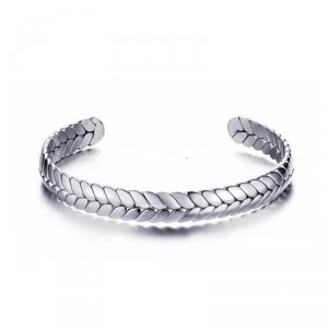 Pulseira de Aço Masculina Coroa de Louros - PA40 Pulseira de Aço Masculina Coroa de Louros - PA40