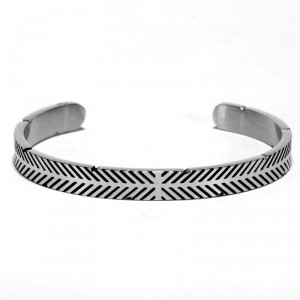 Pulseira Masculina de Aço Inoxidável Bracelete Ajustável Pulseira Masculina de Aço Inoxidável Bracelete Ajustável