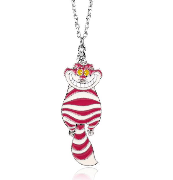 swarovski cheshire cat necklace