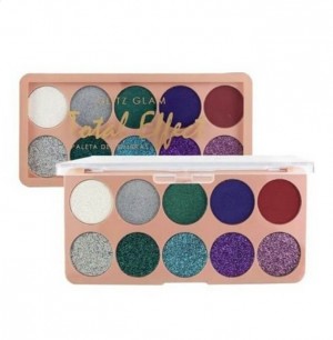 Belle Angel Paleta De Sombras Glitter Glitz Glam Total Effect - B - 10 Cores