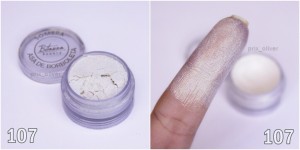 Bitarra Beauty COR 107 / PG 10 Vanilla Cream Sombra Asa de Borboleta (Pigmento / Glitter)