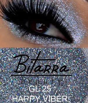 Bitarra Beauty COR 215 Glitter Multicolor / GL 25 Sombra Asa de Borboleta (Pigmento / Glitter)