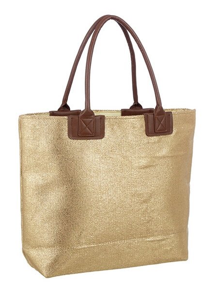 Bolsa de Palha para Praia - Dourada
