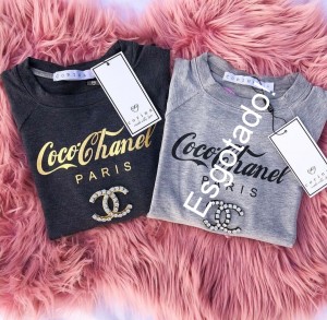 Corina Casaco de Moletom Coco Chanel - Mescla Escuro (não é tonalidade igual à calça, muda um pouco o tom)