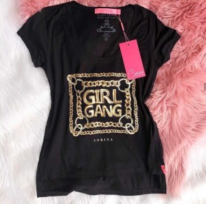 Corina T-Shirt Estampada Girl Gang
