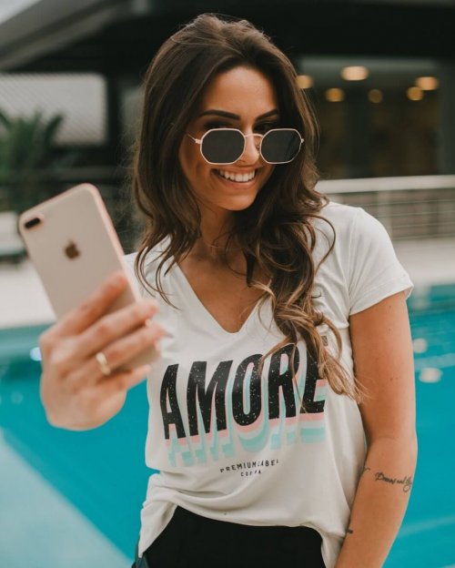 Corina T-Shirt Estampada Off Amore