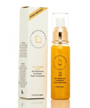 Deisy Perozzo Gel Hidratante Soft Touch Gold - com partículas douradas