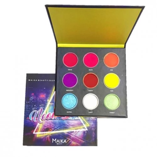 Maika Beauty Paleta de Sombras Neon Beats