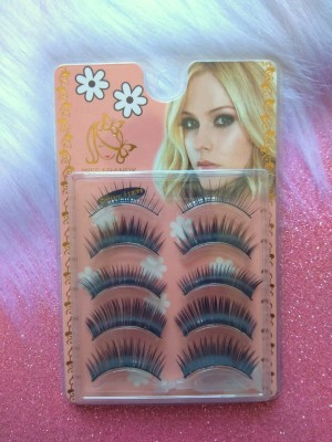 Miss Frandy Cartela com 5 Pares de Cílios Postiços