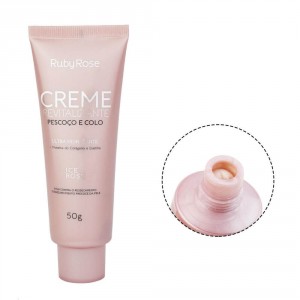 Ruby Rose Creme Revitalizante Pescoço e Colo Ultra Hidratante Ice Rose