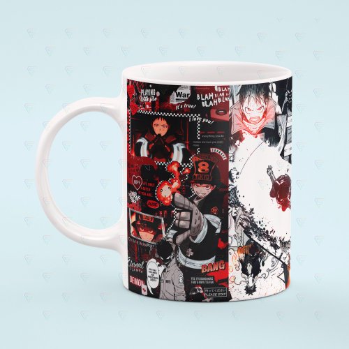 Caneca do Anime Enen no Shouboutai ou Fire Force