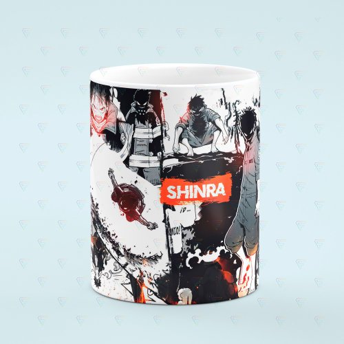 Caneca do Anime Enen no Shouboutai ou Fire Force