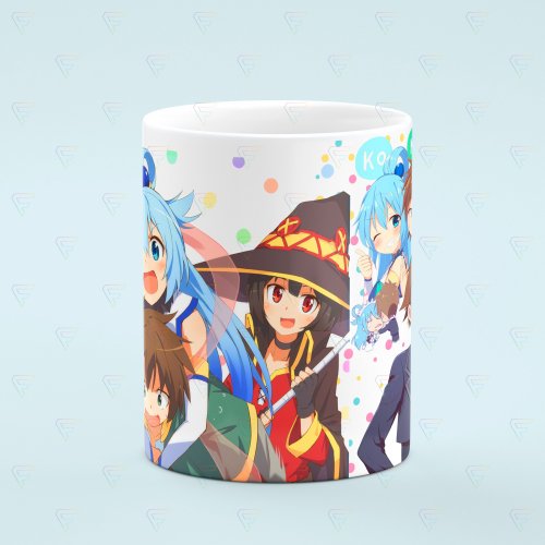 Caneca do Anime Kono Subarashii Sekai - FanServiceBrasil