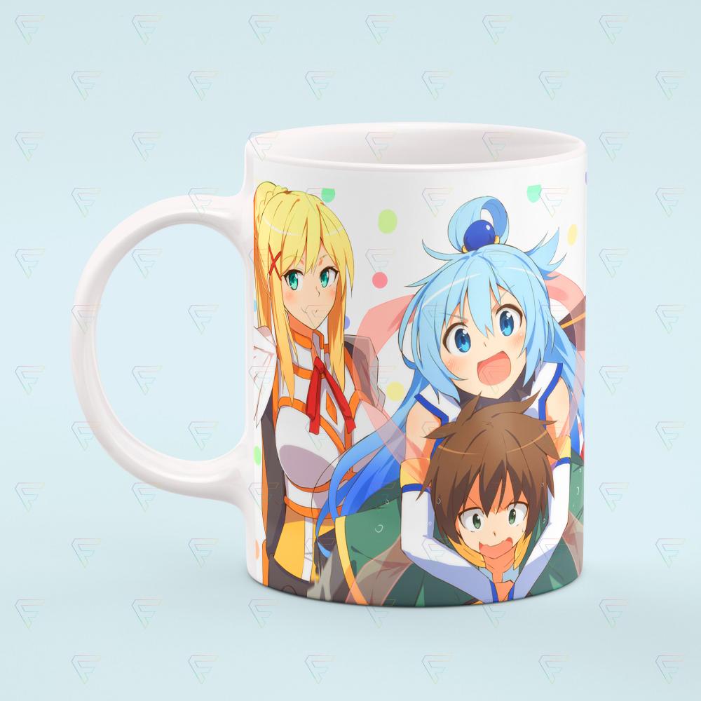 Caneca do Anime Kono Subarashii Sekai - FanServiceBrasil