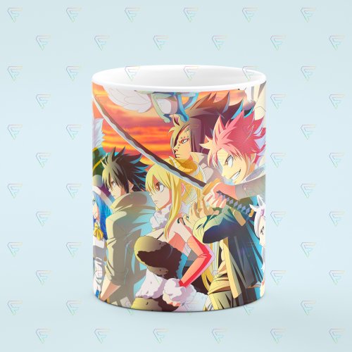 Caneca Fairy Tail Personagens 02