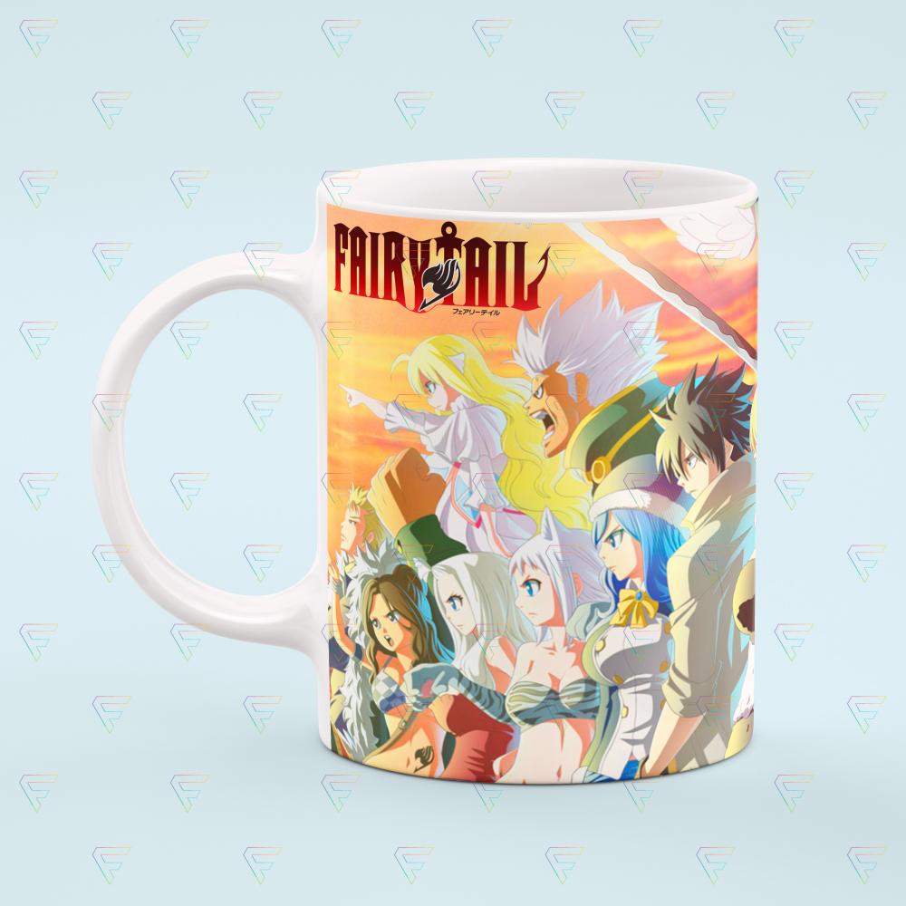 Caneca Fairy Tail Personagens 02