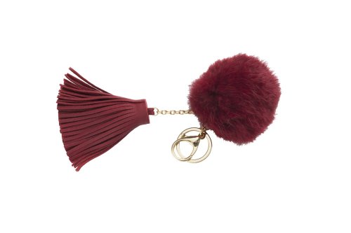 Chaveiro Pompom Marsala