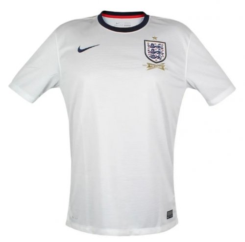 Camisa Inglaterra Home Retrô 2013 - Branco