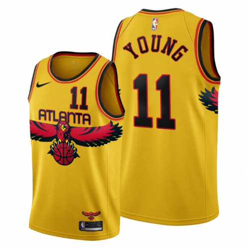 Regata NBA Atlanta Hawks Amarelo - Young 11