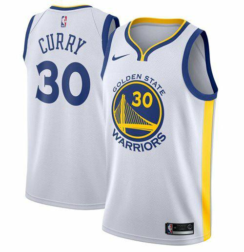 Regata NBA Golden State Warriors Branca - Curry 30