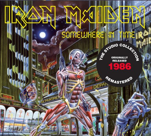 CD IRON MAIDEN SOMEWHERE IN TIME 1986 REMASTERED* 