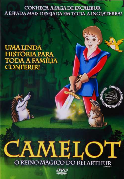 DVD CAMELOT - O REINO MÁGICO DO REI ARTHUR - ANIMAÇÃO