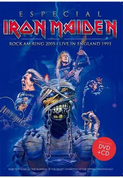 DVD+CD IRON MAIDEN - ESPECIAL - KANTO DO ARTISTA