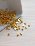 Miniatura - Meia Pérola Dourada - 6mm - 20 gramas 