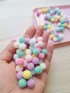 Miniatura - Mini Pompom Candy Color Sortido - 10mm - Pacote c/100 