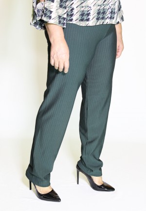 CALÇA CANELADA SENHORA - VERDE CALÇA CANELADA SENHORA - VERDE