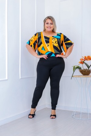 LEGGING BÁSICA PRETA PLUS SIZE LEGGING BÁSICA PRETA PLUS SIZE