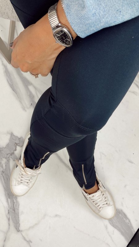 SKINNY ANTONELLA - RECORTES ZÍPER FRONTAL NAS BARRAS