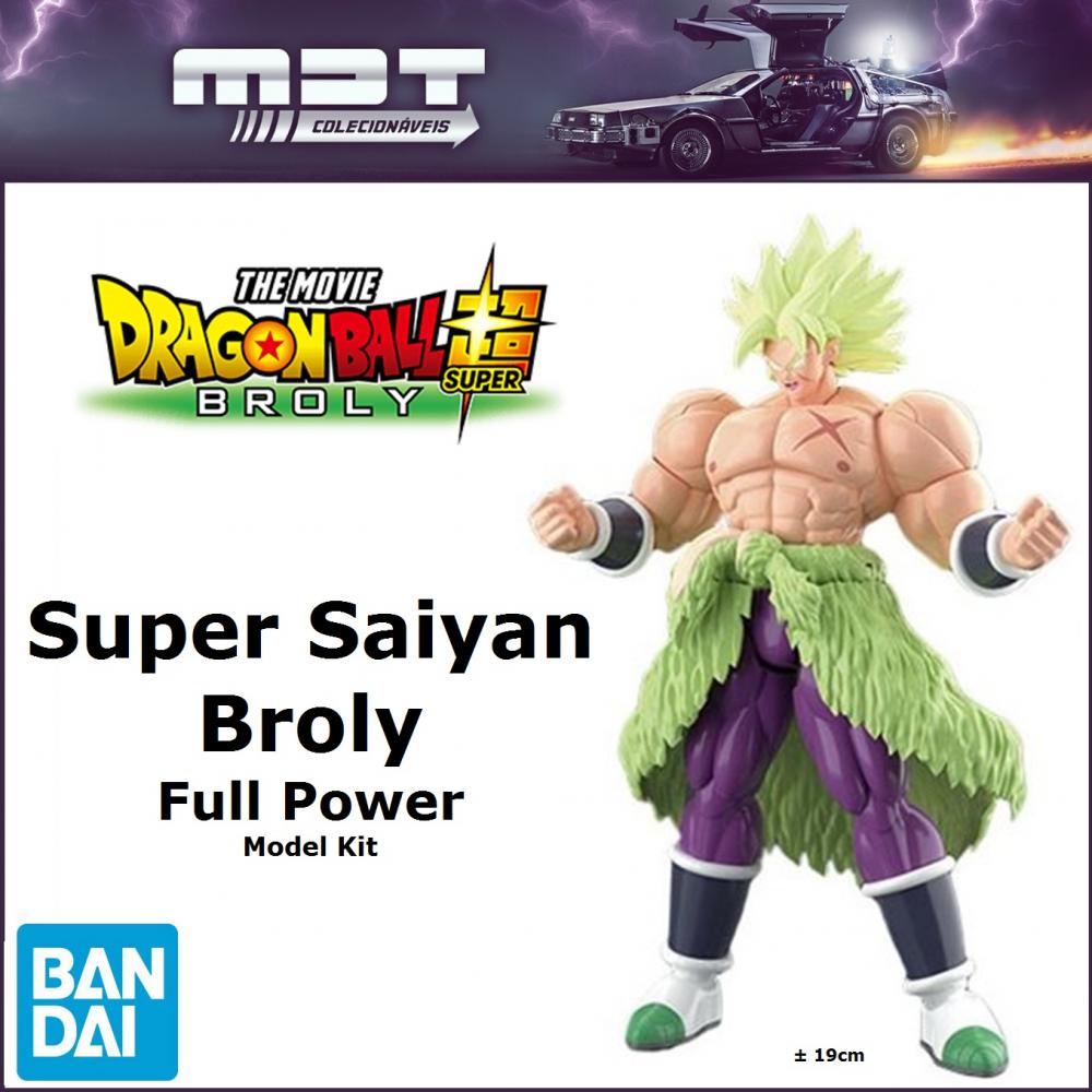 Kit 2 Bonecos Goku - Vegeta Super Saiyan + Broly Super Sayaj