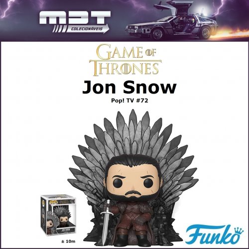 Funko Pop - Game of Thrones - Jon Snow Sitting on Throne Deluxe #72