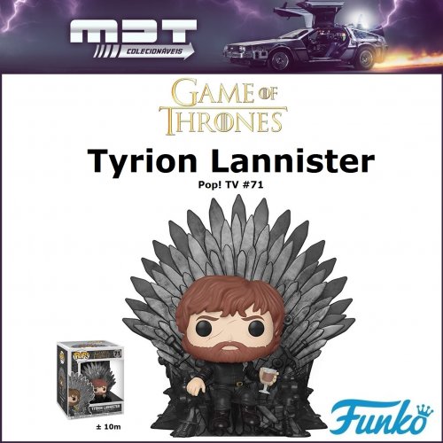 Funko Pop - Game of Thrones - Tyrion Lannister Sitting on Throne Deluxe #71