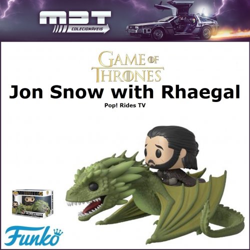 Funko Pop Rides - GOT - Jon Snow with Rhaegal #67