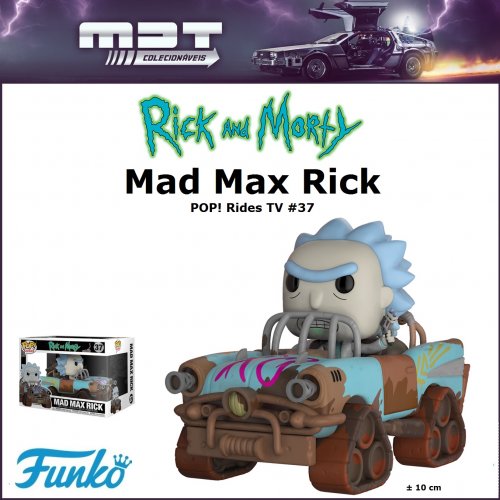 Funko Pop Rides - Rick and Morty - Mad Max Rick #37 