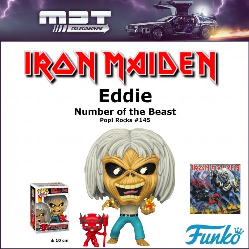 Funko Pop - Rocks - Iron Maiden - Number of the Beast Eddie #145 