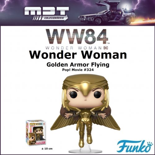 Funko Pop - Wonder Woman 1984 - WW Golden Armor Flying #324