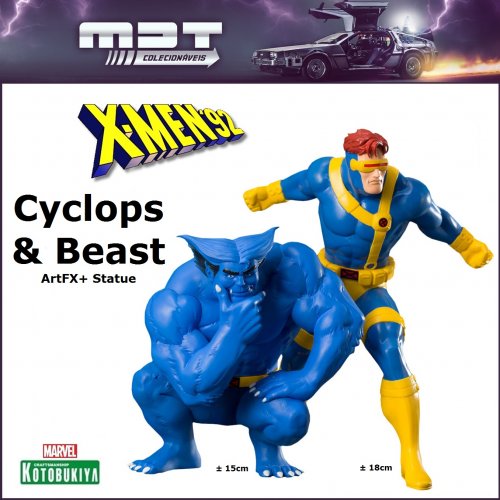 Kotobukiya - X-Men '92 - Cyclops and Beast ArtFX+ Statue